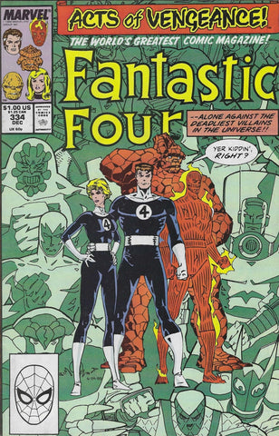 Fantastic Four #334 - Marvel Comics - 1988
