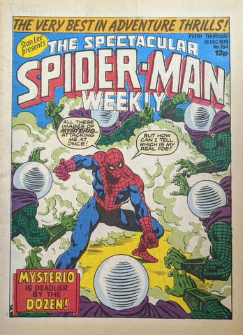 Spectacular Spider-Man Weekly #354 - #358 - Marvel/British - 1979