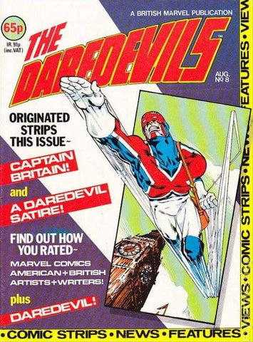 The Daredevils #8 - Marvel Comics / British - 1983