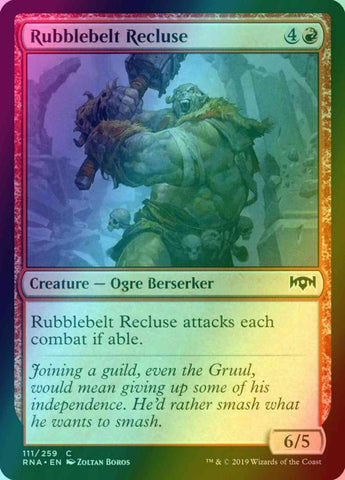 "Rubblebelt Recluse" FOIL - Magic The Gathering Card - Ravnica Allegiance