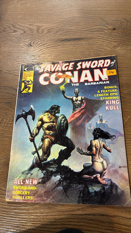 Savage Sword of Conan #9 - Curtis Magazines - 1975