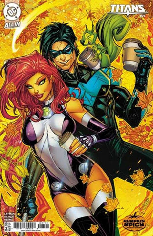 Titans #27 - DC Comics - 2025 - Pumpkin Spicy Variant