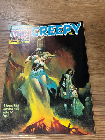 Creepy #51 - Warren Publishing - 1973 - Includes Dracula pull-out