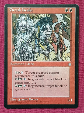 "Orcish Healer" x4 - Magic The Gathering Card - Ice Age - 4-Card Playset