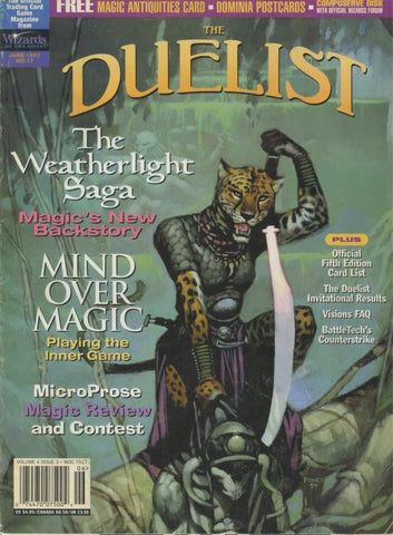 The Duelist Magazine #17 - Wizards Of The Coast - June 1997 - No Cards