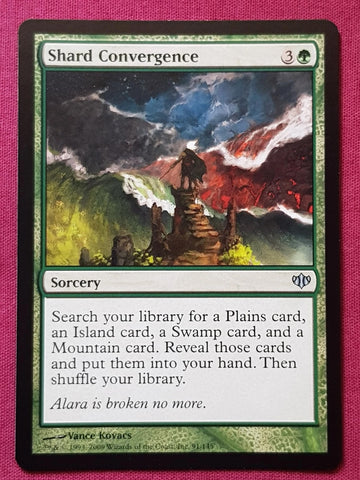 "Shard Convergence" - Magic The Gathering Card - Conflux