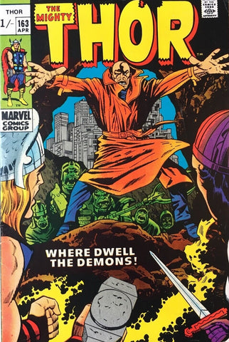 Mighty Thor #163 - Marvel Comics - 1969