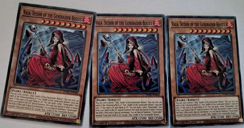 "Vala, Seidhr Of The Generaider Bosses" x3 PHHY-EN020 - Yu-Gi-Oh! - Photon Hypernova