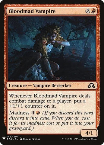 "Bloodmad Vampire" FOIL - Magic The Gathering Card - Innistrad Remastered