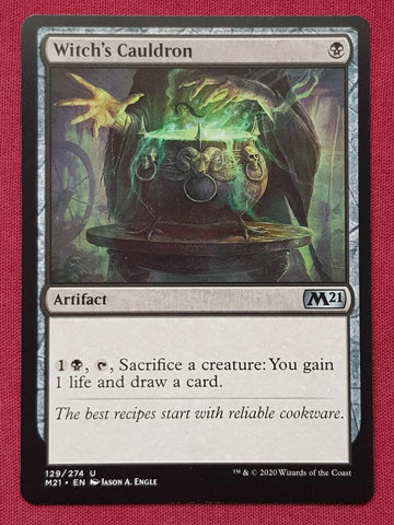 "Witch's Cauldron" - Magic The Gathering Card - M21