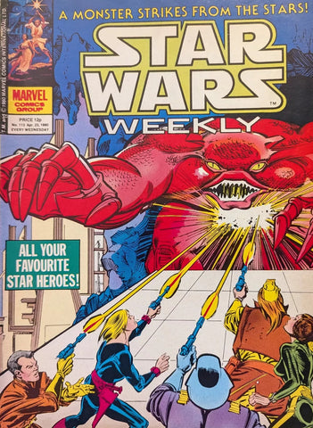 Star Wars Weekly #113 - #115 (3x Comics) - Marvel/British - 1980