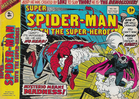 Super Spider-Man #191-#194 - Marvel/British - 1976