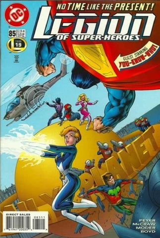 Legion Of Super-Heroes #85 - #88 (4x Comics RUN) - DC - 1996/7