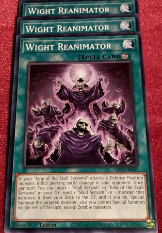 "Wight Reanimator" ALIN-EN065 - Yu-Gi-Oh! - 3x Cards - Alliance Insight