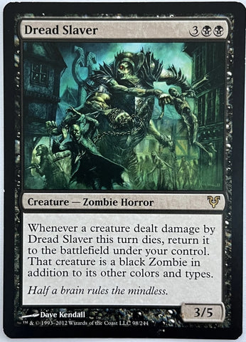 "Dread Slaver" - Magic The Gathering Card - Avacyn Restored