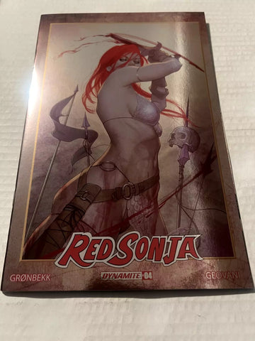 Red Sonja #4 - Dynamite Comics - 2023 - Modern Icon Foil