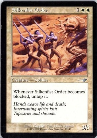 "Silkenfist Order" x4 - Magic The Gathering Card - Nemesis - 4-Card Playset
