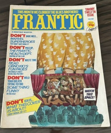 Frantic #12 - Marvel Comics/British - 1981