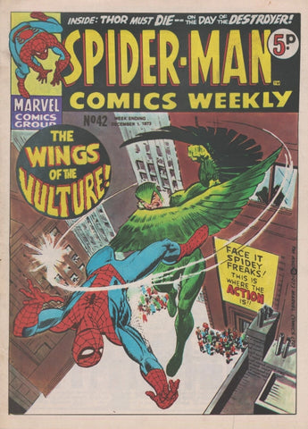 Spider-Man Comics Weekly #42 - Marvel Comics / British - 1973