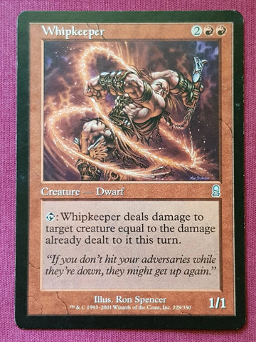"Whipkeeper" - Magic The Gathering Card - Odyssey