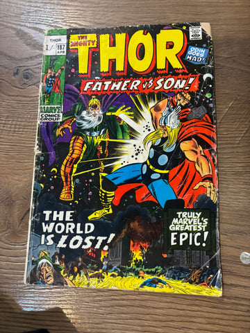 Mighty Thor #187 - Marvel Comics - 1971