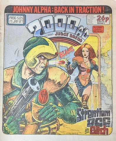 2000AD Comic Prog #505 - #507 (3x Comics RUN) - 1987
