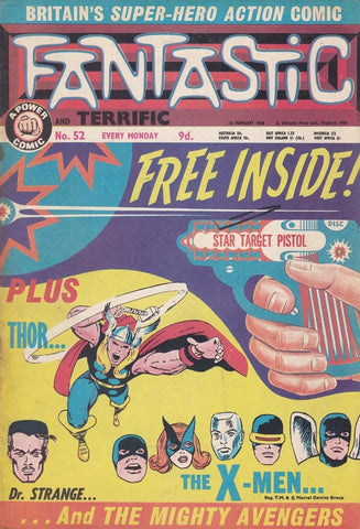 Fantastic Comic #52 - Marvel UK - 1968