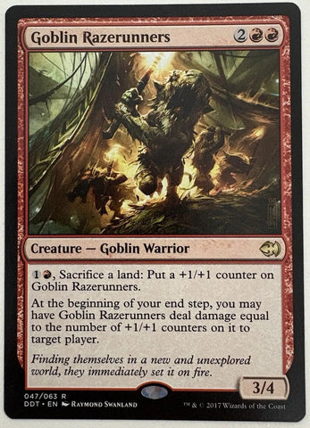 "Goblin Razerunners" - Magic The Gathering Card - DDT