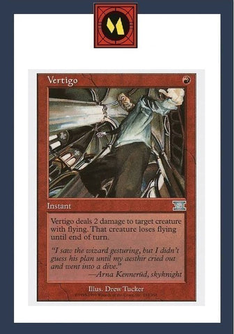 "Vertigo" - Magic The Gathering Card - 6th Edition