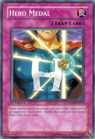 "Hero Medal" DP06-EN021 - Yu-Gi-Oh! - 3x Card Playset