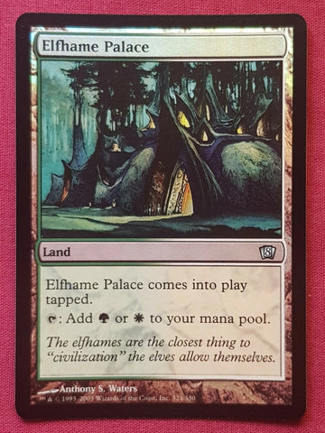 "Elfhame Palace" - Magic The Gathering Card - 8th Edition