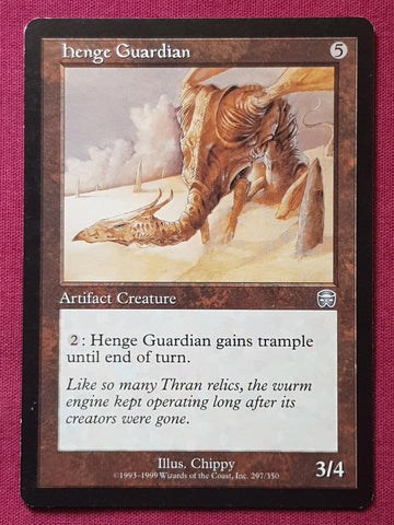 "Henge Guardian" - Magic The Gathering Card - Mercadian Masques