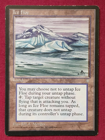 "Ice Floe" - Magic The Gathering Card - Ice Age