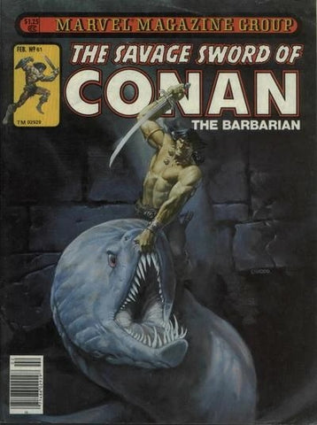 Savage Sword Of Conan #61 - Marvel Comics / Curtis Magazines - 1981