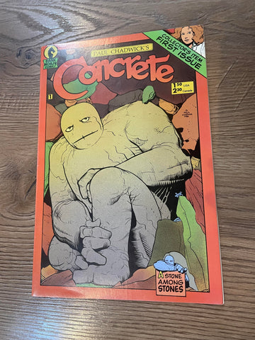 Concrete #1 - Dark Horse Comics - 1987 - Second Print
