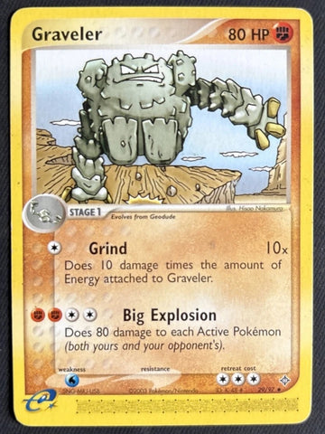 Graveler 29/97 - Pokémon Card - 2003 - NON-Holo