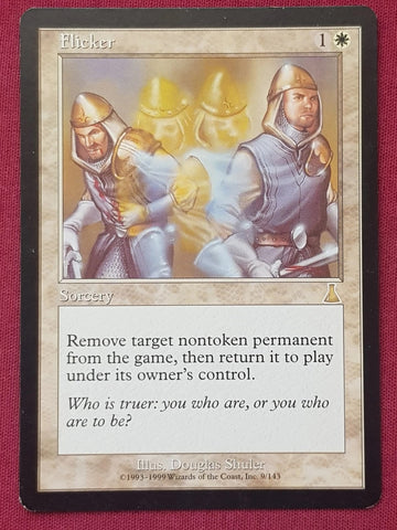 "Flicker" - Magic The Gathering Card - Urza's Destiny