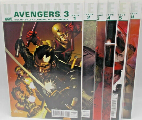 Ultimate Avengers 3 #1 - #6 (LOT of 6x Comics) - Marvel Comics - 2010