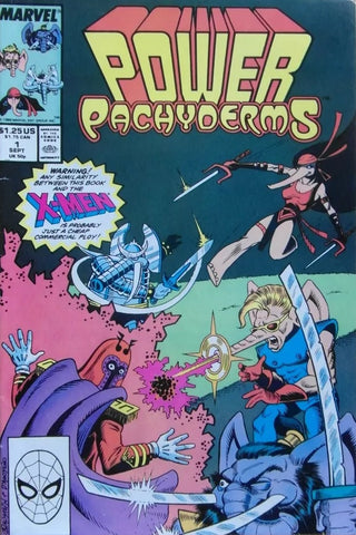 Power Pachyderms #1 - Marvel Comics - 1989