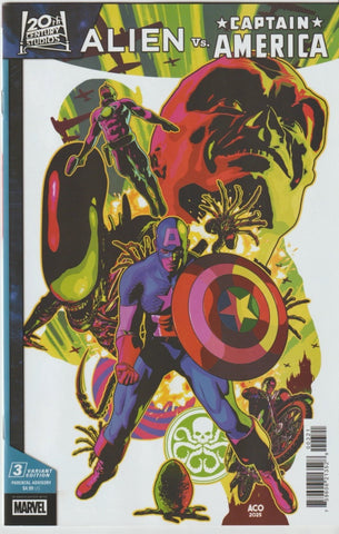 Alien VS Captain America #3  - Marvel Comics - 2026 - Aco Variant