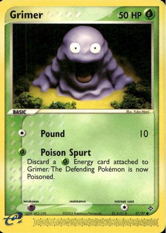 Grimer 57/97 - Pokémon Card - 2003 - NON-Holo