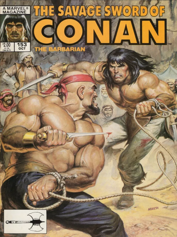 Savage Sword of Conan #153 - Marvel Magazines - 1988