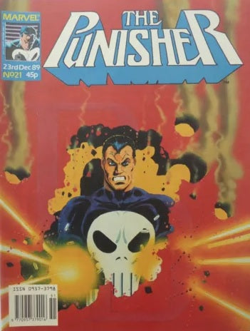 The Punisher #21 22 23 24 (four x comics RUN) - Marvel UK / British - 1989