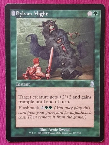 "Sylvan Might" - Magic The Gathering Card - Odyssey