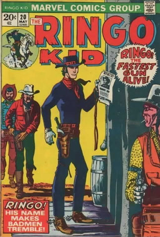 Ringo Kid #20 - Marvel Comics - 1973