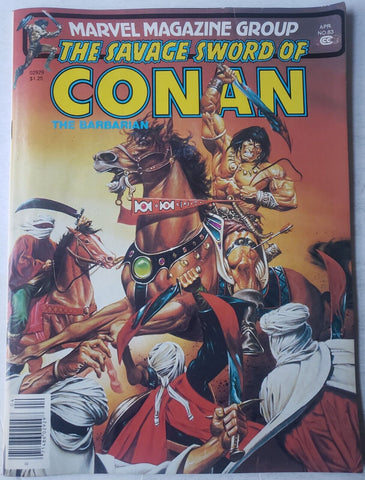 Savage Sword of Conan #63 - Marvel Magazines - 1981
