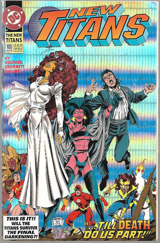 The New Titans #100 - DC Comics - 1993 - Foil