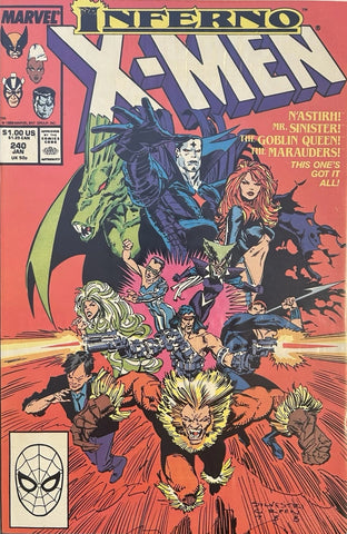 Uncanny X-Men #240 - Marvel Comics - 1989