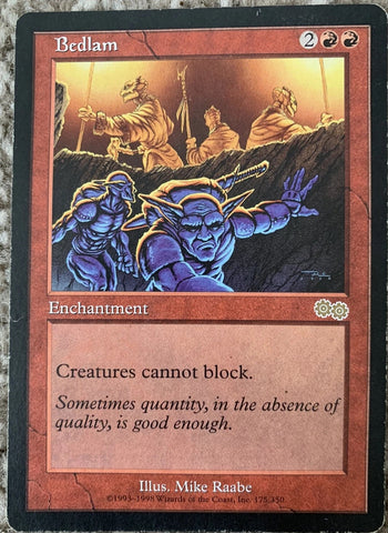 "Bedlam" - Magic The Gathering Card - Urza's Saga