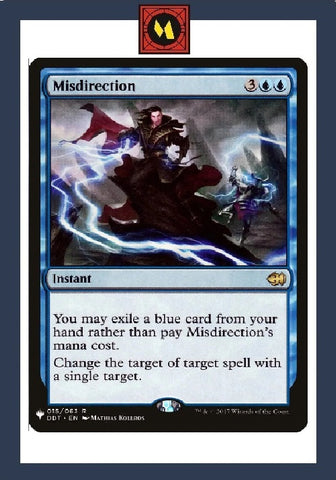 "Misdirection" - Magic The Gathering Card - DDT